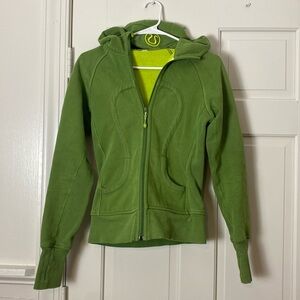 lululemon athletica Green Full-Zip Hooded Jacket